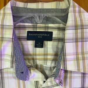 Men’s casual button up Banana Republic shirt